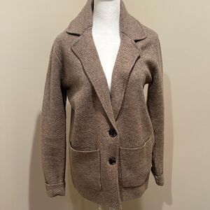 Michael Stars Tan Sweater Blazer